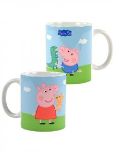 Кружка Peppa Pig - Мягкие игрушки 320 мл, белая Peppa Pig