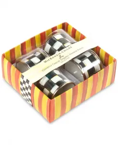 Кольца для салфеток Courtly Check, набор из 4 штук Mackenzie-Childs