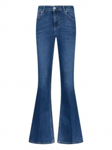 Джинсы-клеш с завышенной талией Liu Jo, синий