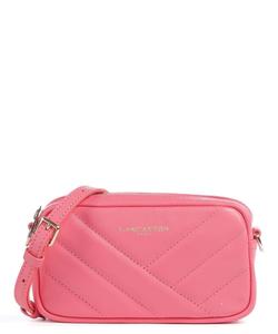 Мягкая сумка через плечо Matelassé из мягкой яловой кожи. Lancaster, розовый
