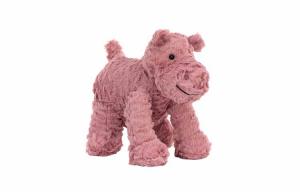 Плюшевая кукла Animal Hippo из коллекции Wave Hair, высота 23 см в сидячем положении JELLYCAT