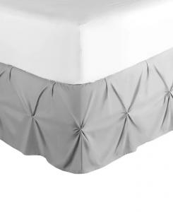 Постельные принадлежности 14-дюймовые плиссированные юбки на заказ Nestl, серый