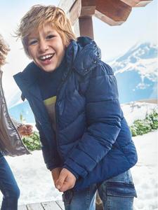 Пуховик стандартного кроя Mayoral, синий