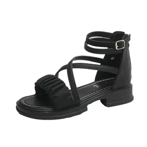 TONYBEAR Женские сандалии на одной застежке черные, цвет Black