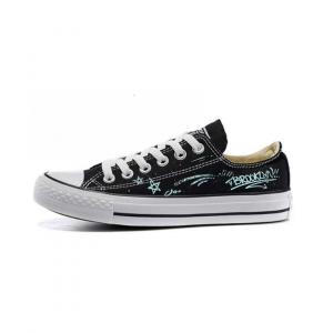 Converse Износостойкие и легкие низкие кеды All Star Jump Line Canvas Unisex черные белые