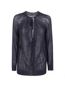 Свитер с завязками Ann Demeulemeester, черный