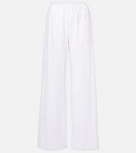 Прямые брюки из хлопка Остина Asceno, белый