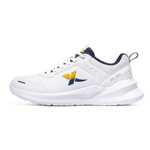 Амортизирующие износостойкие низкие повседневные кроссовки мужские бело-синие XTEP