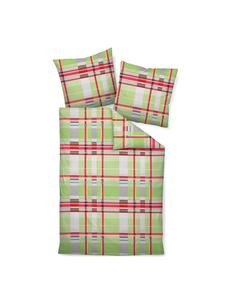 Постельное белье Tango 20139 цвета лайм-маджента Janine, 135 x 200 + 80 x 80 см