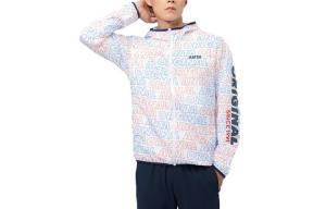 Куртка Anta мужская белая магнолия, бело-голубая нефритовая