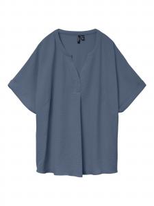 Vero Moda Curve Блузка 'VMCelva' в цвете Marine Blue