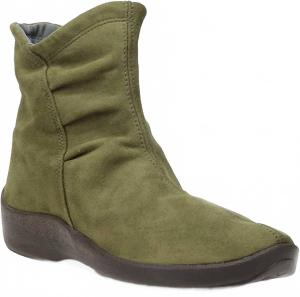 Женские полумягкие ботинки L19 оливкового цвета ARCOPEDICO