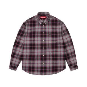 Рубашка Supreme Plaid Flannel Shirt, Grey