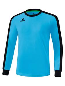 Детская футболка Retro Star с длинными рукавами в цвете кюрасао/черный erima