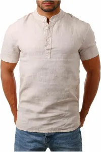 Мужская хенли классическая короткий рукав базовая кнопка хлопковая футболка легкая мягкая повседневная мода однотонные топы Weinexra