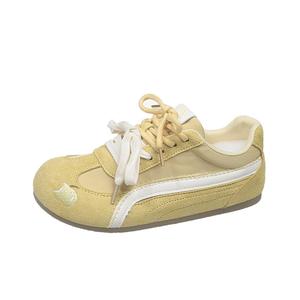 MXGM Женские низкие кеды желтые, цвет Yellow