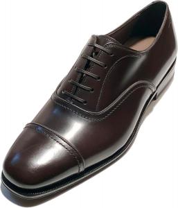 Кожаные оксфорды Ferragamo Seul с каплевым носком для мужчин, темно-коричневые вечерние туфли (Salvatore)