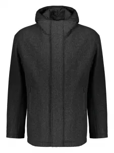 Куртка со съемной вставкой и высоким воротником Herno, серый