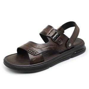 Jeep Пляжные сандалии мужские коричневые, черно-коричневые, цвет Brown
