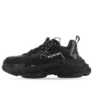 Кроссовки triple s sneaker 'black logo' Balenciaga, черный
