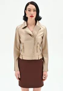 Куртка из искусственной кожи Rinascimento, Gold