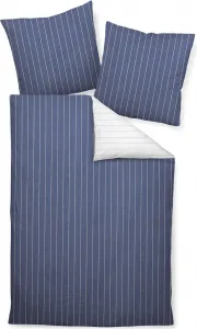 Постельное белье Janine Seersucker 20020 Tango 155x220, синий деним Original Janine