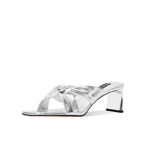 Shesrim Серебряные слайдеры для женщин, цвет Silver