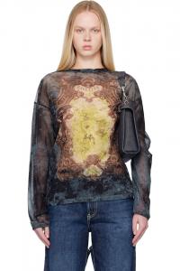 Jean Paul Gaultier Разноцветная футболка «медальон большого размера»