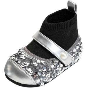 Термоустойчивые противоскользящие высокие кроссовки для детей 3-7 лет QINUOSHU, серебряный