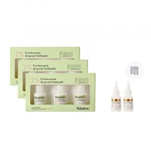 Зубная паста с 1% альфа-гидроксикислотами для очистки и свежести дыхания 35г*3 шт/уп Nobaton