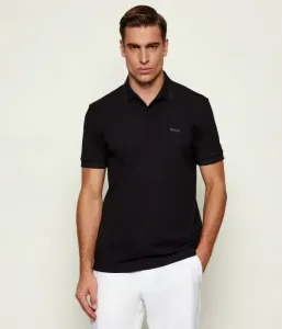 Поло Пио 1 regular fit Boss Green, черный