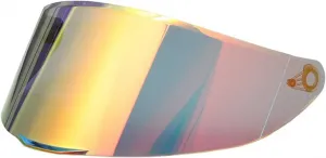 Визор для мотоциклетного шлема 320 PI-STA, прозрачная линза, импортный поликарбонат (золотой), Gold