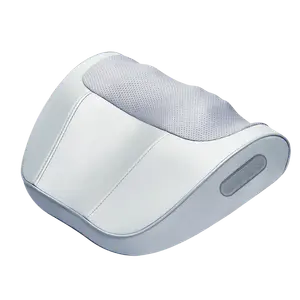 Массажная подушка WP TJ88 для шеи, плеч, поясницы и спины, имитация ручного разминания с термотерапией AUX, светло-серый
