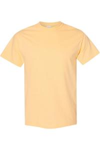 Футболка Gildan Mens из плотного хлопка с короткими рукавами, цвет yellow haze