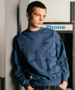 Толстовка с круглым вырезом и логотипом Bolt в стиле тай-дай