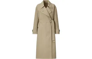 Женский тренч UNIQLO, 33 хаки