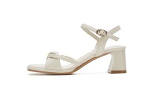 AOKANG Сандалии женские с одним ремешком бежевые