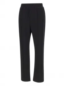 Брюки в рубчик с эластичным поясом Iceberg, черный