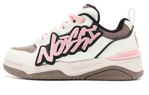 Кроссовки для скейтбординга Qicheng V2 женские с низким верхом цвета слоновой кости и ореха Qiaodan, цвет Ivory walnut color