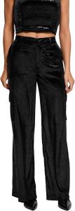 Женские бархатные брюки-карго GUESS Jolie, Jet Black