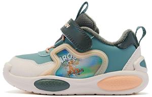 Износостойкие низкие детские туфли, оттенок зеленый, абрикосовый, для младенцев и малышей QIAODAN, зеленый