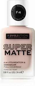 Длительный матирующий праймер Revolution Relove Super Matte Foundation, F4 24 ml