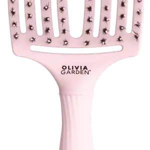 Щетка для волос размер l, 1 шт. Olivia Garden Fingerbrush combo pastel pink