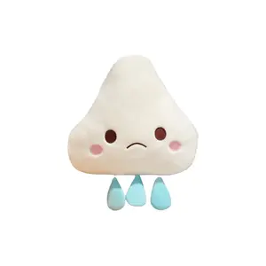 Забавная креативная кукла плюш с прогнозом погоды - темные тучи с проблеском солнца, высота 15см/30см PUDOWRABBIT