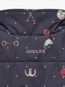 Детский реверсивный жилет с принтом лошади Joules, Navy/Multi