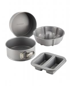 Специальный набор посуды для выпечки под давлением с антипригарным покрытием, 4 предмета Farberware, Gray
