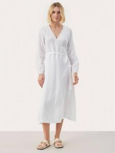 Платье-накидка из чистого льна elinora Part Two, цвет Bright White