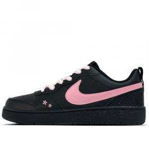 Court Borough Cherry Pink нескользящие лоу-топы для скейтбординга Kids' для подростков Nike, черный