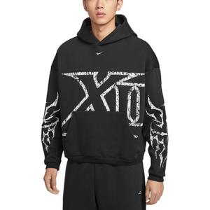 Nike Мужская толстовка с капюшоном, черная, средней толщины
