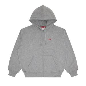 Толстовка Supreme Small Box Zip Up Hooded Sweatshirt, Heather Grey